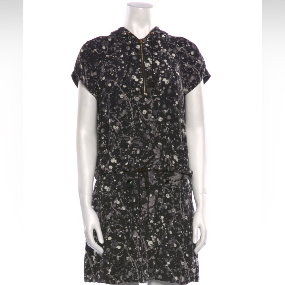 Tory Burch black spotted dress